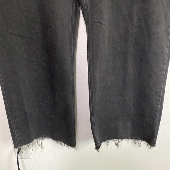 Old Navy NEW Extra High Rise Black Wash Wide Leg Jeans Plus Size 26 - Picture 6 of 7